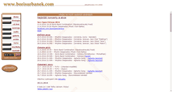 Desktop Screenshot of borisurbanek.com